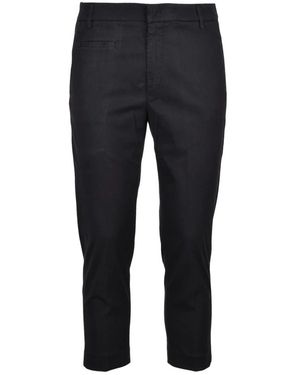 Dondup Ariel Cropped Broeken - Blauw