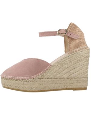 Macarena Schoenen ,Roze ,Leer Alba 6 Alpargata Yute
