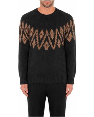 Dondup Round-Neck Knitwear - Negro