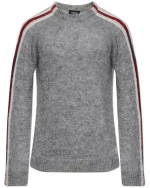 DSquared² Rundhals-Pullover - Grau