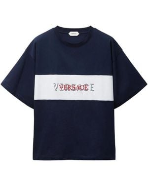 Versace Tops ,Blauw ,T-Shirts