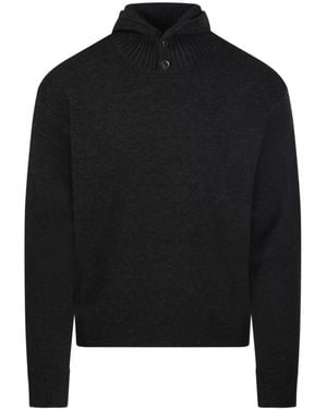Lemaire Hoodies - Noir