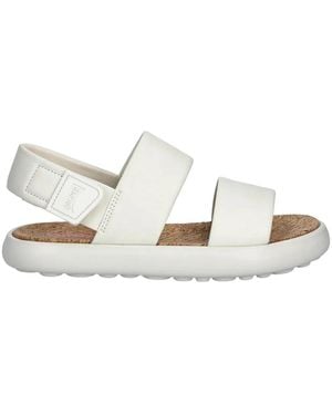Camper Flat Sandals - Blanco