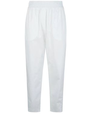 Eleventy Straight Trousers - White