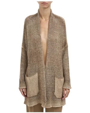 Avant Toi Open Cardigan - Bruin