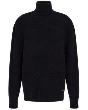 Roberto Cavalli Turtlenecks - Black