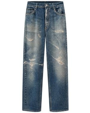 Jucca Jeans ,Blauw ,Katoen Straight Jeans