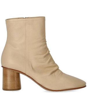 Elena Iachi Heeled Boots - Natural