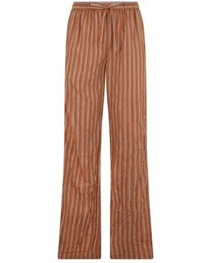 Dolce & Gabbana Wide Trousers - Brown