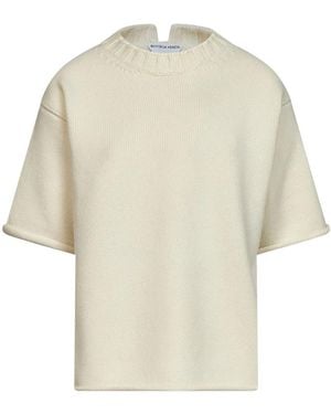 Bottega Veneta Round-Neck Knitwear - Natural