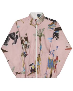 G.Kero Jassen ,Veelkleurig ,Katoen Teddy Jacket - Roze