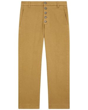 Dondup Straight Trousers - Neutro