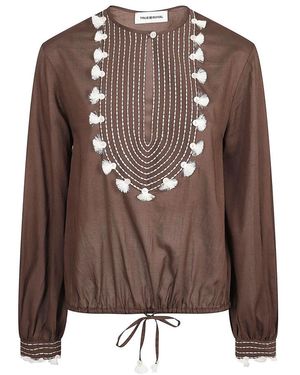 True Royal Blouses - Marrón