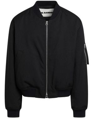 Jil Sander Bomber Jackets - Black