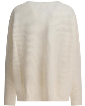 Max & Moi Truien & Vesten ,Wit ,Wol Poema Sweater