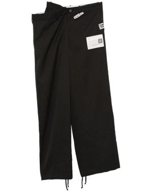 Maison Mihara Yasuhiro Straight Trousers - Black