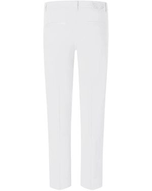 Cambio Cropped Trousers - White