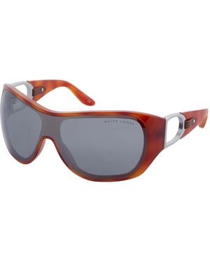 Ralph Lauren Shield Sonnenbrille - Braun
