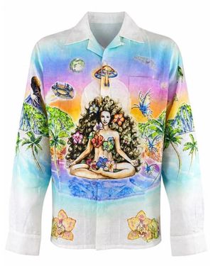 CASABLANCA Casual Shirts - Azul
