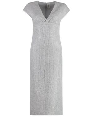 St. John Midi Dresses - Gris