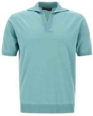 FILIPPO DE LAURENTIIS Polo Shirts - Azul