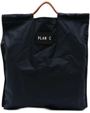 Plan C Tote Bags - Blu
