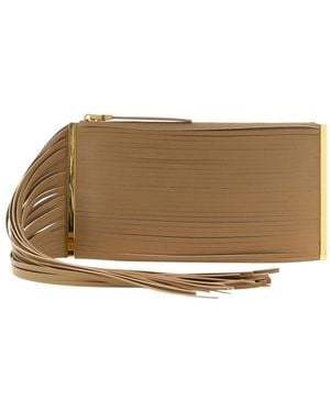 Elisabetta Franchi Cross Body Bags - Natural
