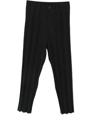 Issey Miyake Slim-Fit Trousers - Negro