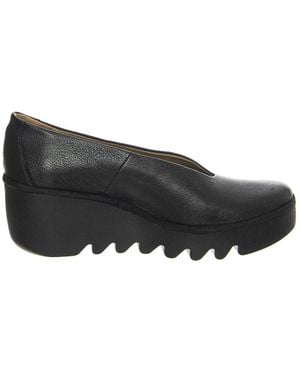Fly London Schoenen ,Zwart ,Leer Beso Wedge