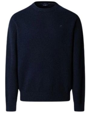 Hackett Round-Neck Knitwear - Blu