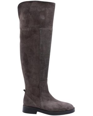 Alpe Schoenen ,Grijs ,Arcos Stijlvolle Laarzen - Bruin