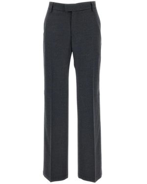Barena Broeken ,Grijs ,Wol Rechte Broek - Blauw