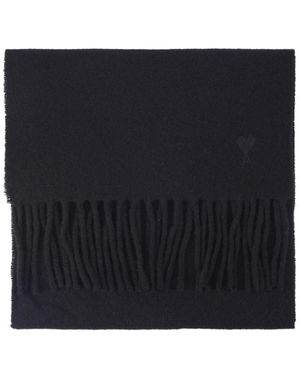 Ami Paris Winter Scarves - Noir