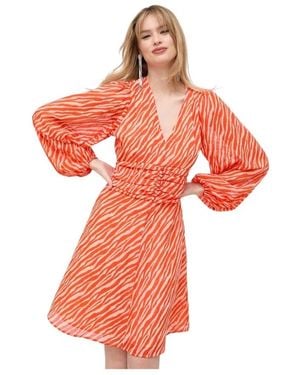 Notes Du Nord Short Dresses - Rosso
