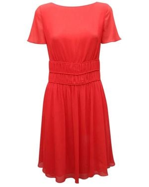 Armani Short Dresses - Rosso