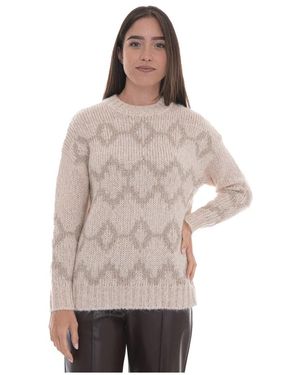 Pennyblack Round-Neck Knitwear - Brown