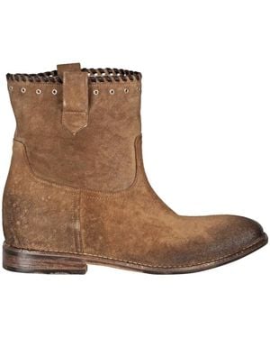 Strategia Cowboy & Biker Boots - Brown