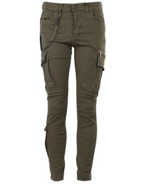 Xagon Man Broeken ,Groen ,Slim-Fit Broeken