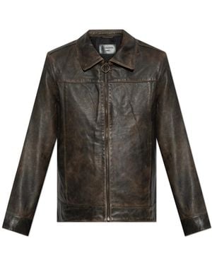 AllSaints Leather Jackets - Verde