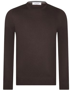 Gran Sasso Round-Neck Knitwear - Marrone