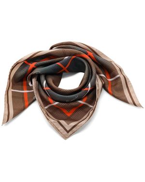 Riani Accessoires ,Veelkleurig ,Silky Scarves - Bruin