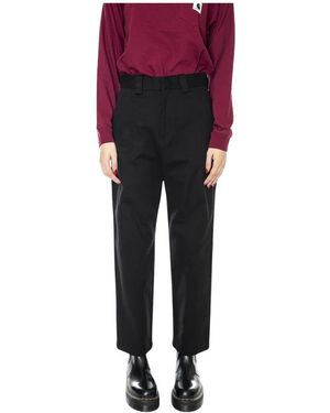 Elvine Straight Trousers - Rosso