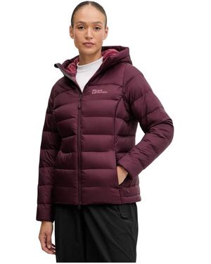 Jack Wolfskin Nebelhorn Down Hooded Jacket - Paars