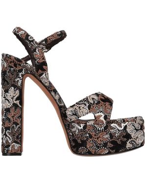 Missoni Angela Platform Sandal - Zwart