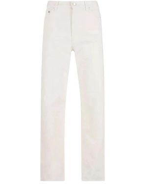 Gucci Denimhose Mit Metalldetail Im Horsebit-Stil - Weiß