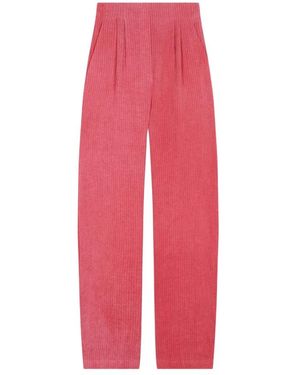Cortana Straight Trousers - Red