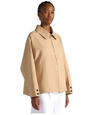 Liviana Conti Light Jackets - Natural