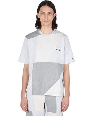 Champion Tops ,Grijs ,T-Shirts - Wit