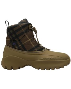 Burberry Lace-Up Boots - Verde
