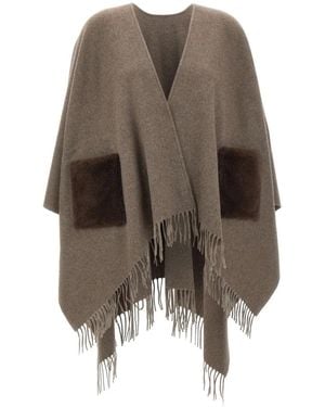 Gran Sasso Ponchos - Brown